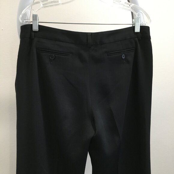 BCBGMAXAZRIA Black Slight Flare Leg Office Wear Slacks Dress Pant - Picture 7 of 10